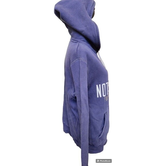 NOTRE DAME Hoodie Size Medium Under Armour Pullover Cold Gear Loose - Picture 3 of 8